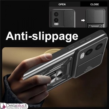 5in1 smūgiams atsparus dėklas su kameros apsauga - juodas (Oneplus Nord Ce4 Lite)